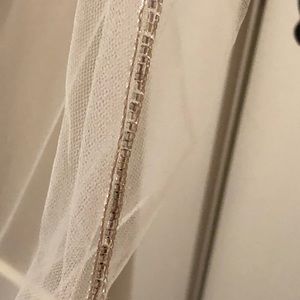 Symphony beaded cathedral wedding veil.